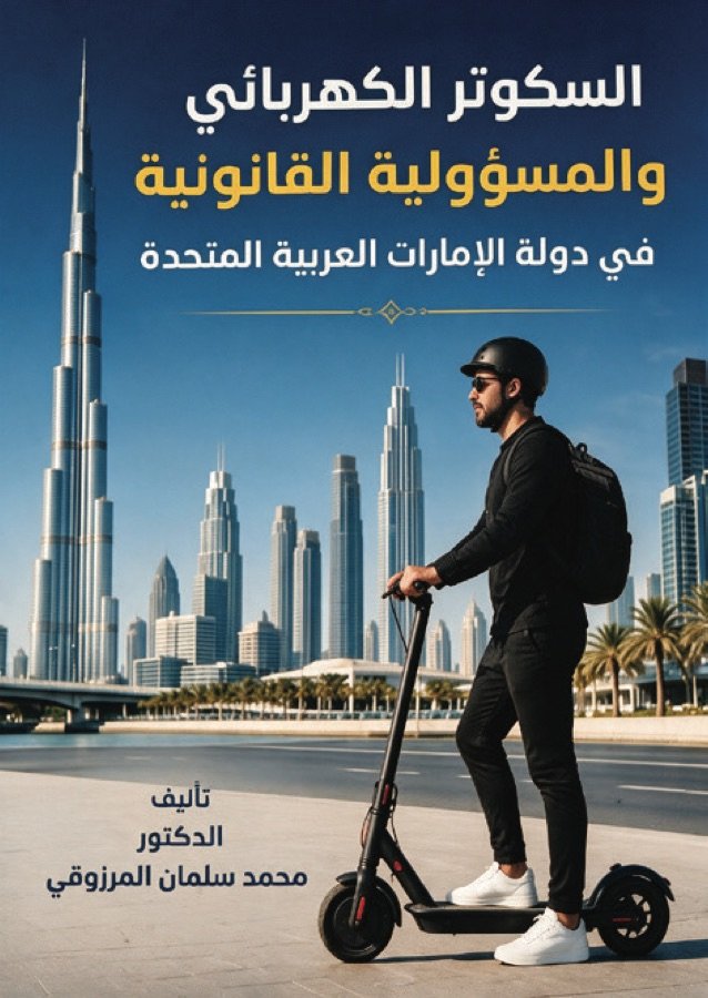 السكوتر الكهربائي والمسؤولية القانونية في دولة الإمارات العربية المتحدة